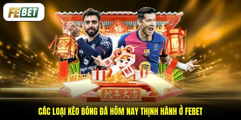 Các loại kèo bóng đá hôm nay thịnh hành ở FEBET