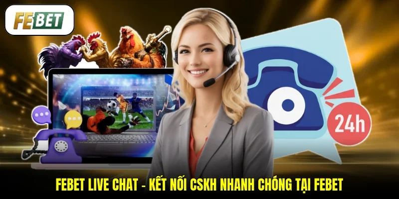 FEBET live chat – Kết nối CSKH nhanh chóng tại FEBET