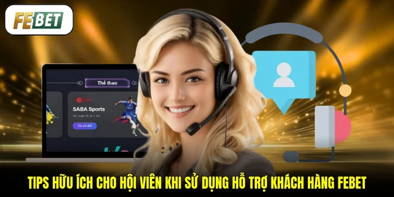 Tips hữu ích cho hội viên khi sử dụng hỗ trợ khách hàng FEBET